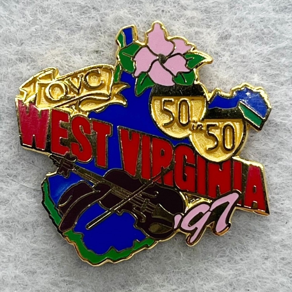 🔮 5/$25 QVC 50 in 50 West‎ Virginia Pin
